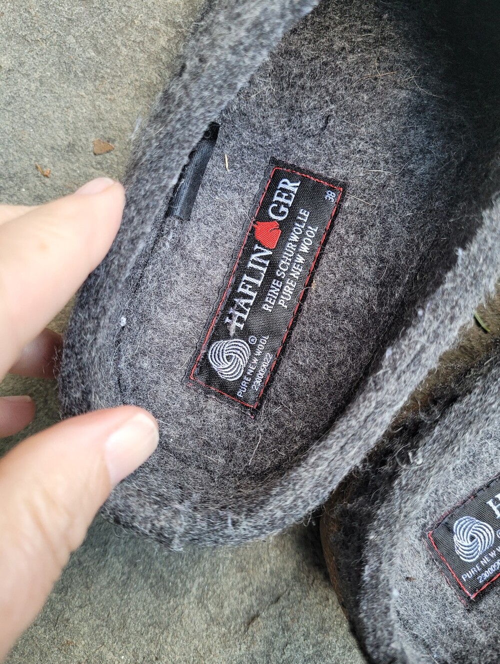 Haflinger Lacey Wool Clogs - Picture 7 of 11